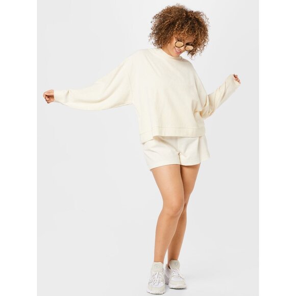 Cotton On Curve Womens Corduroy Elastic Waist Shorts - Cream, Size 14, New - Picture 4 of 13